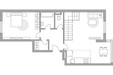 Планировка 2-комнатной квартиры, 73,3 м2