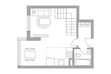 Планировка квартиры студии, 50,1 м2