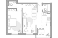 Планировка 2-комнатной квартиры, 70,9 м2