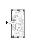 Планировка 3-комнатной квартиры, 76,59 м2