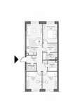 Планировка 3-комнатной квартиры, 87,33 м2