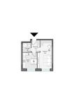 Планировка 1-комнатной квартиры, 35,19 м2