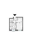 Планировка 1-комнатной квартиры, 35,42 м2