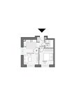 Планировка 1-комнатной квартиры, 35,01 м2