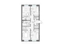 Планировка 3-комнатной квартиры, 78,46 м2