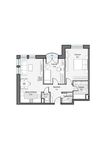 Планировка 2-комнатной квартиры, 68,21 м2