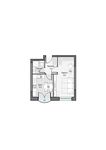 Планировка 1-комнатной квартиры, 35,77 м2