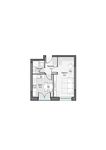Планировка 1-комнатной квартиры, 35,4 м2