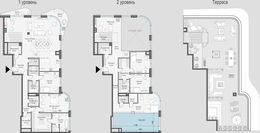 Планировка 4-комнатной квартиры, 420,6 м2