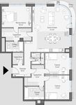 Планировка 3-комнатной квартиры, 153,2 м2