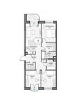 Планировка квартиры студии, 89,12 м2