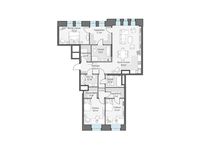 Планировка 3-комнатной квартиры, 147,4 м2