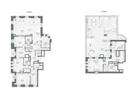 Планировка 6-комнатной квартиры, 372,6 м2