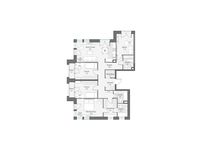 Планировка 4-комнатной квартиры, 117,93 м2