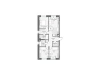 Планировка 4-комнатной квартиры, 87,15 м2