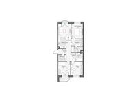 Планировка 3-комнатной квартиры, 89,11 м2