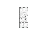 Планировка 3-комнатной квартиры, 81,26 м2