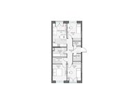 Планировка 3-комнатной квартиры, 78,28 м2
