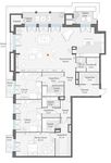 Планировка 3-комнатной квартиры, 279,1 м2