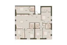 Планировка 7-комнатной квартиры, 174,3 м2