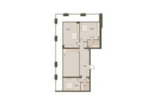 Планировка 7-комнатной квартиры, 203,4 м2
