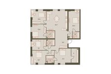 Планировка 7-комнатной квартиры, 174,1 м2
