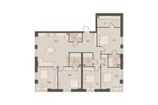 Планировка 6-комнатной квартиры, 150,9 м2
