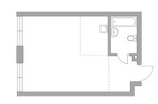 Планировка 1-комнатной квартиры, 35,4 м2