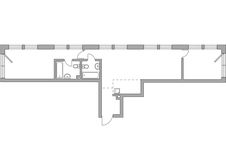 Планировка 3-комнатной квартиры, 63,6 м2