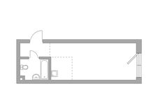 Планировка 1-комнатной квартиры, 27,4 м2