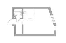 Планировка 1-комнатной квартиры, 32,4 м2
