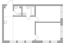 Планировка 3-комнатной квартиры, 56,4 м2