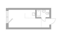 Планировка 1-комнатной квартиры, 20,6 м2