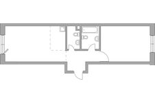 Планировка 2-комнатной квартиры, 56,38 м2