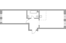 Планировка 2-комнатной квартиры, 60,08 м2