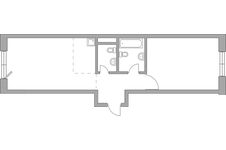 Планировка 2-комнатной квартиры, 55,98 м2