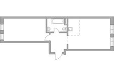 Планировка 2-комнатной квартиры, 59,82 м2