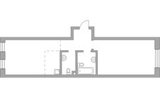 Планировка 2-комнатной квартиры, 59,61 м2