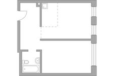 Планировка 2-комнатной квартиры, 47,95 м2