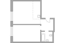 Планировка 2-комнатной квартиры, 61,51 м2