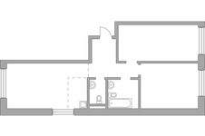 Планировка 3-комнатной квартиры, 78,36 м2
