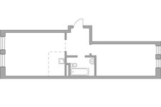 Планировка 2-комнатной квартиры, 59,82 м2