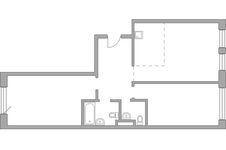 Планировка 3-комнатной квартиры, 81,75 м2