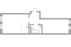Планировка 2-комнатной квартиры, 59,73 м2