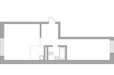 Планировка 2-комнатной квартиры, 60,8 м2