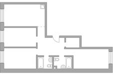 Планировка 3-комнатной квартиры, 86,47 м2