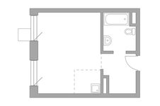 Планировка квартиры студии, 32,01 м2