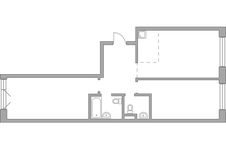 Планировка 3-комнатной квартиры, 76,29 м2