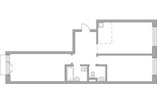 Планировка 3-комнатной квартиры, 78,53 м2