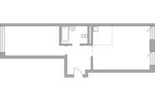 Планировка 2-комнатной квартиры, 59,07 м2